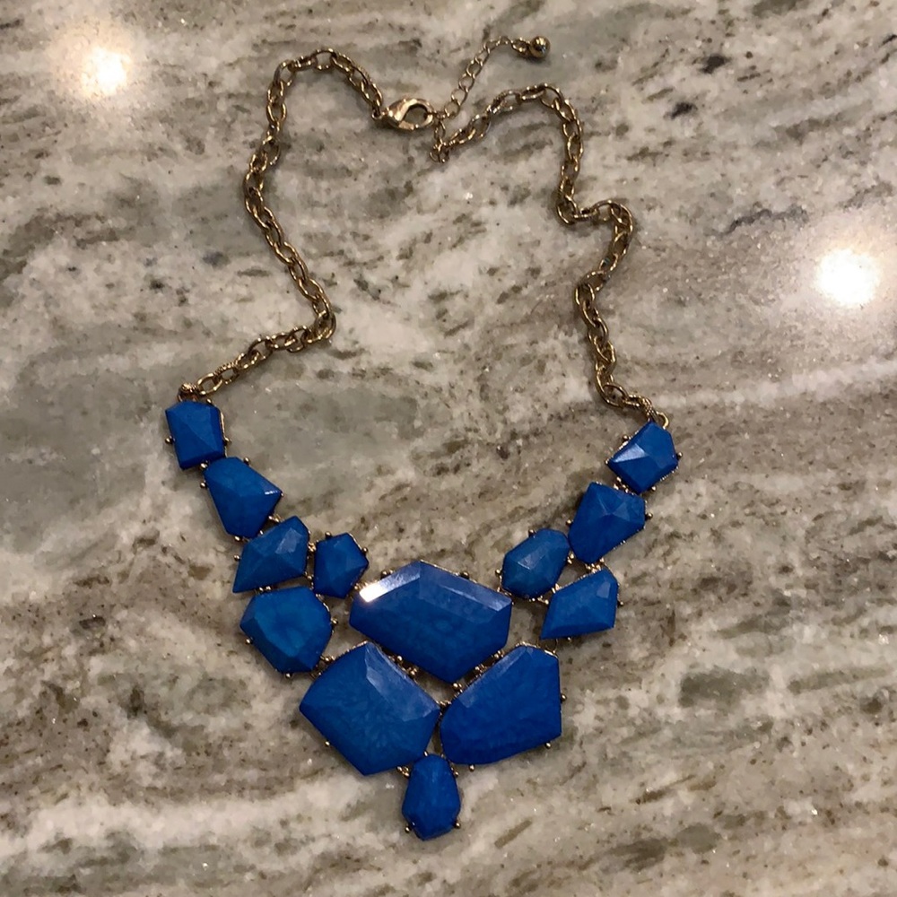 H&M Cobalt blue statement necklace